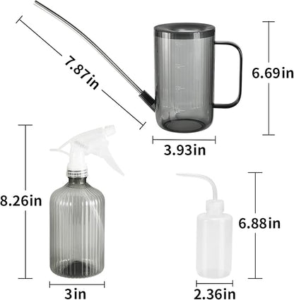 Watering Can Indoor Plants, Small Watering Can 34oz Long Spout Watering Can - Image 7