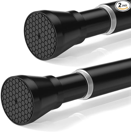 Shower Curtain Rod 30-64 inch 2Pack Shower Adjustable Curtain Rod No Drilling by HAOYUNTE