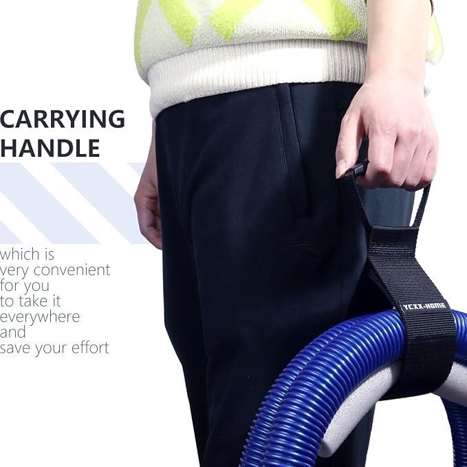 2 PCS Heavy Duty Cord Storage Wrap Holder Extension Hook and Loop Cord Hose - Image 6