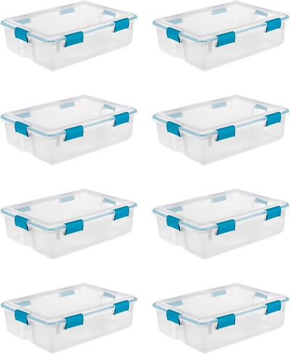 Sterilite 8-Pack Gasket Box, Weather-Resistant Storage Bins - Image 8