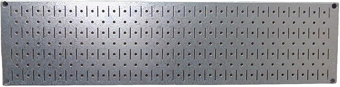 Wall Control Narrow Pegboard 8in x 32in Galvanized Metal Pegboard Runner Tool by Wall+Control