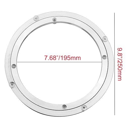 Aluminium Alloy Turntable Bearing, Heavy Duty Swivel Turntable Lazy Susan - Image 2
