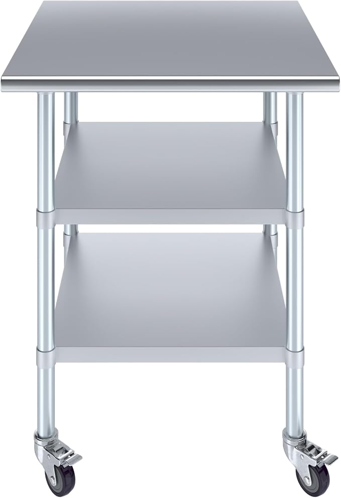 AmGood Stainless Steel Work Table - Image 2