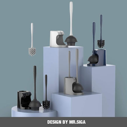 MR.SIGA Toilet Plunger and Bowl Brush Combo - Image 2