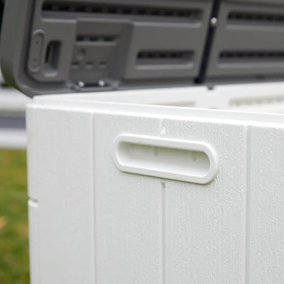 TARKARI Premium Pro Edition 100 Gallon Lockable Resin Deck Box, Waterproof & - Image 5