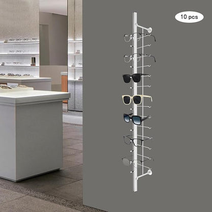 10Pcs Eyeglass Display Rack, Wall-Mounted Sunglasses Storage Organizer - Image 5