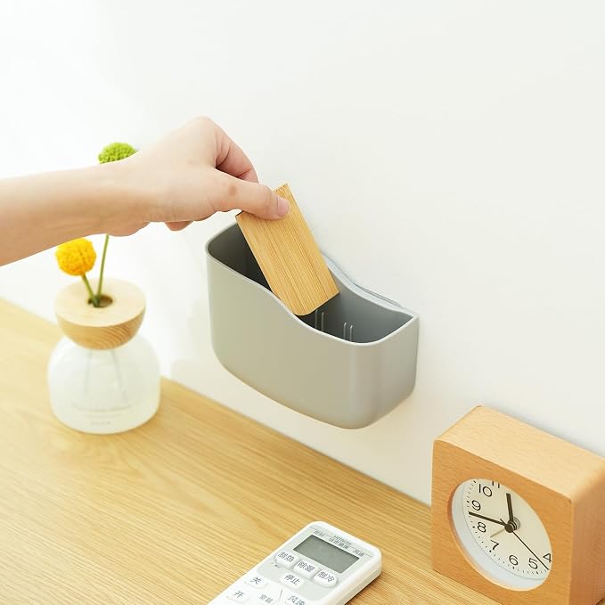SUNFICON Wall Mount Remote Holder TV FAN Remote Control Holder Bedside Caddy - Image 7