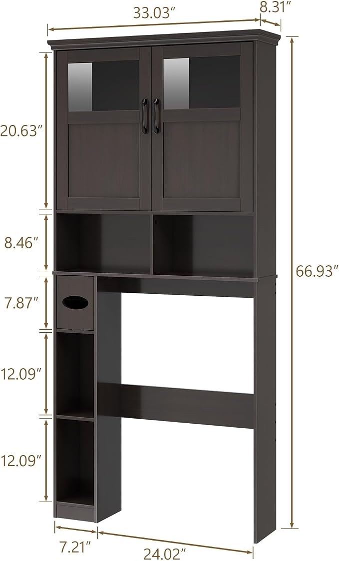 Vabches Over The Toilet Storage Cabinet - Image 2