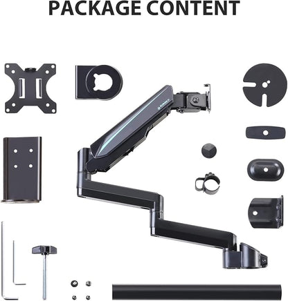 EUREKA ERGONOMIC Single Monitor Desk Mount, Adjustable Gas Spring Monitor Arm - Image 9