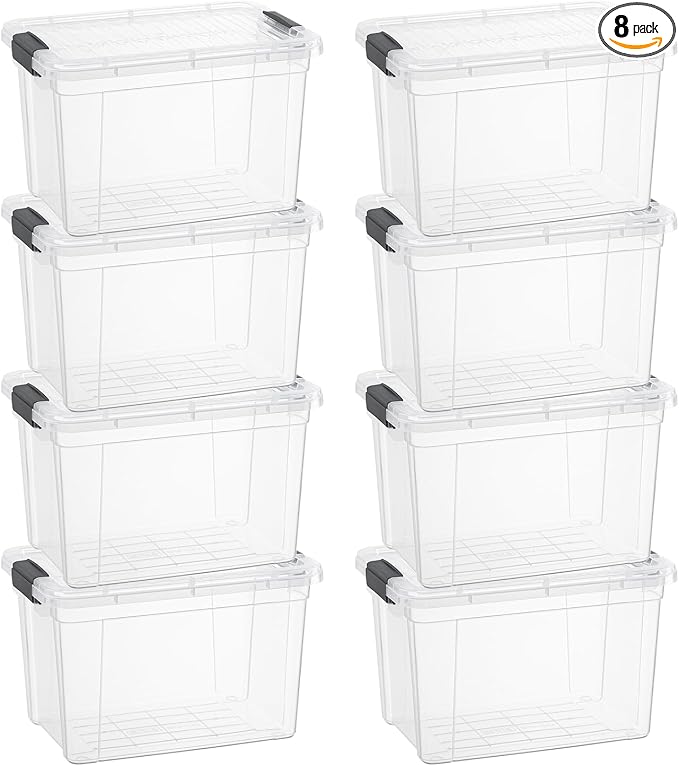 Superio Clear Storage Boxes by Superio