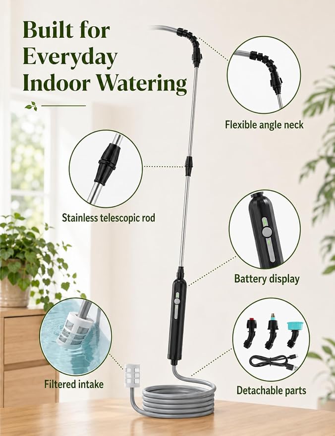 Rechargeable High Reach Plant Waterer - Image 7