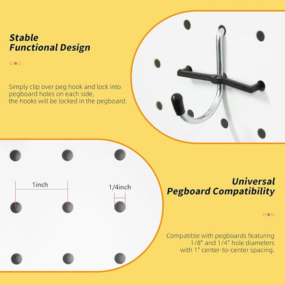 283PCS Metal Pegboard Hooks Organizer Kit - Image 5