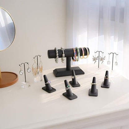 MOOCA Jewelry Display Set, Necklace Display Bust, Earring Organizer, Ring - Image 7