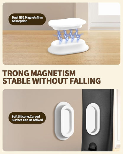 6 Pack Magnetic Remote Control Holder – Upgraded Silicone Magnetic Wall Mount - Image 5