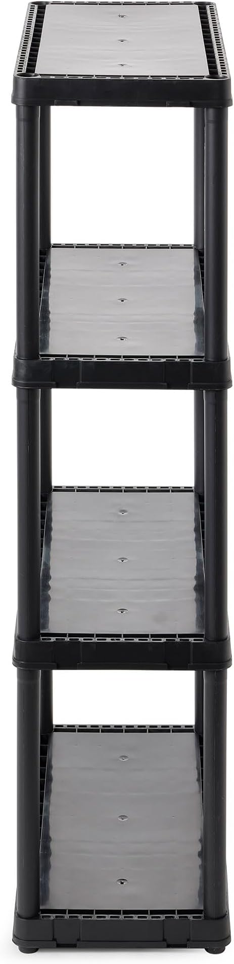 Gracious Living 4 Shelf Fixed Height Solid Light Duty Storage Unit 12 x 24 x 48" - Image 9