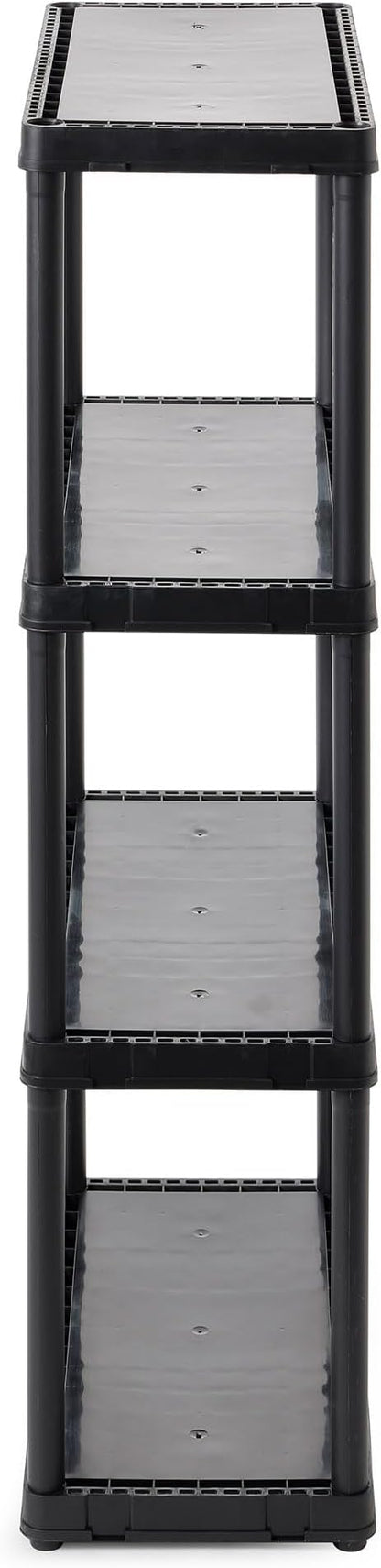 Gracious Living 4 Shelf Fixed Height Solid Light Duty Storage Unit 12 x 24 x 48 - Image 9