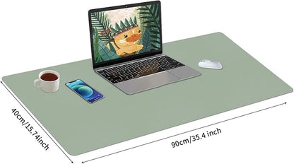 Bloss Leather Desk Mat, Large Mouse Pad, Non-Slip Desk Protector Mat, Leather - Image 5