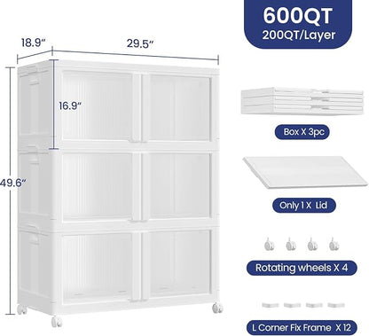 600Qt Stackable Storage Bins - Image 2
