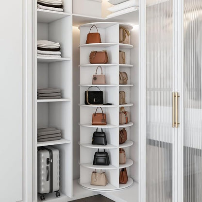 Shoe Organizer 8-Tier Spinning Shoe Rack - Image 3