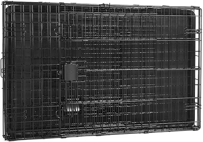 Amazon Basics - Durable, Foldable Metal Wire Dog Crate - Image 4
