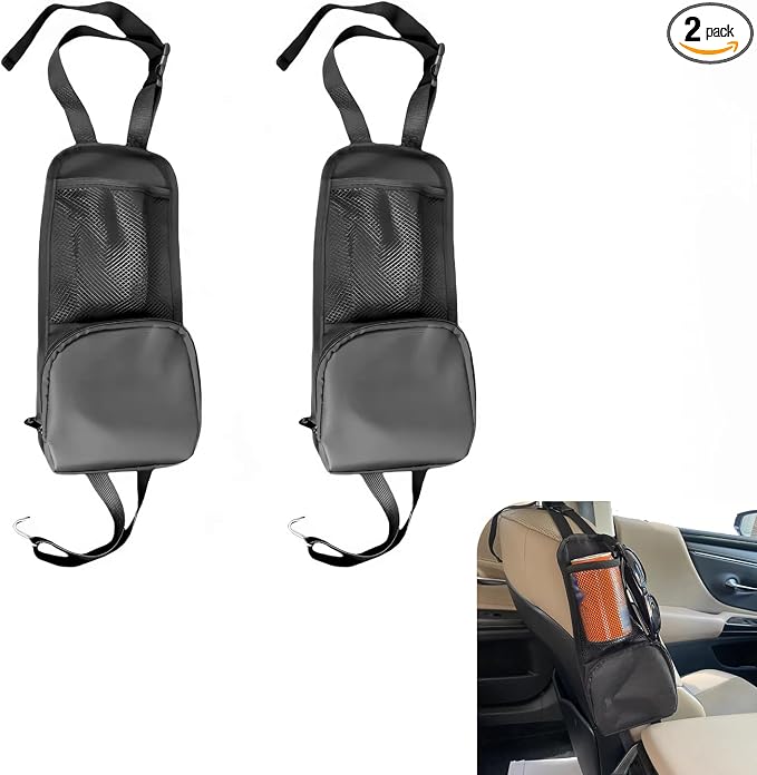 2PCS Car Seat Side Organizer, Holds Phones, by Unknown