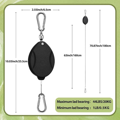Leinuosen 4 Pack Upgraded Plant Pulleys - Image 2