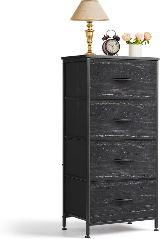 4 Drawers Dresser for Bedroom Fabric Storage Tower by SageNest