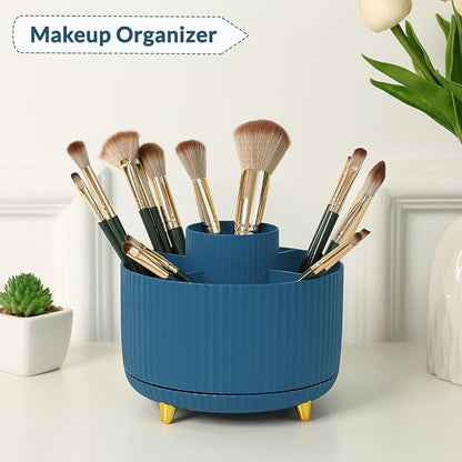 SKYDUE 360 Degree Rotating Desk Organizer, Dual-Purpose Pencil Pen Holder - Image 4
