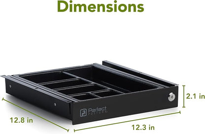 PERFECT POSTURE Max Under Desk Storage Drawer – Large Desk Drawer - Image 3