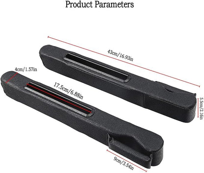 DEEYOTA 2 Pack Car Seat Gap Filler Organizer - Image 2