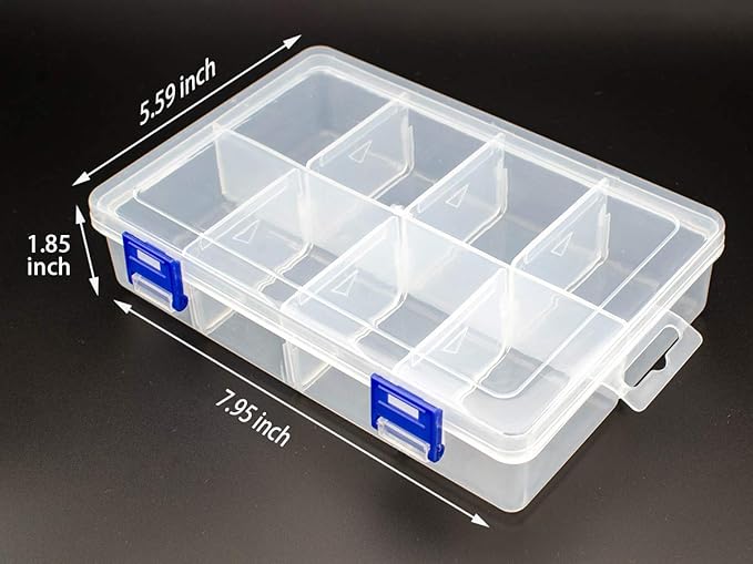 Plastic Compartment Storage Box - Image 2