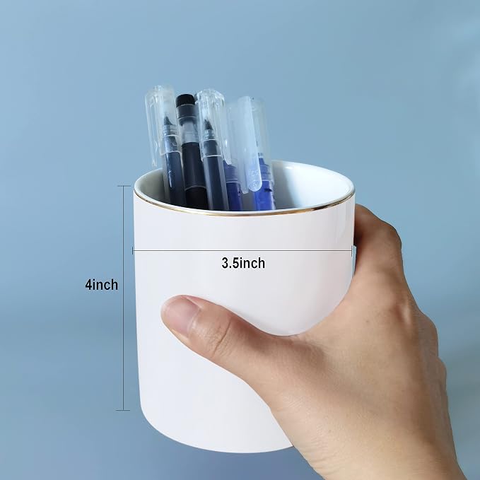 HANKOR Ceramic Pencil Holder for Desk - Image 5