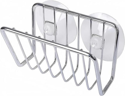 Toplife Sponge Holder for Kitchen Sink, Stainless Steel Suction Cup Sponge Caddy by Toplife