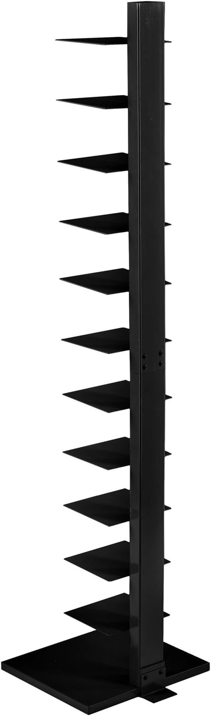 SEI Furniture 12 shelf Metal Spine Book Tower - Image 5