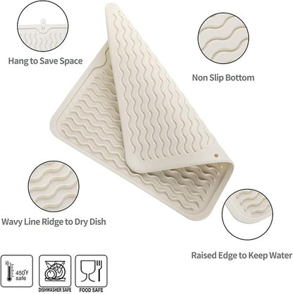 Silicone Dish Drying Mat for Multiple Usage, Easy clean, Eco-friendly, - Image 3