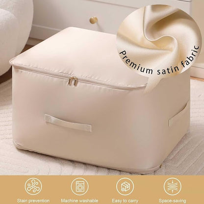 Ultra Space Saving Self Compression Organizer, 2025 New 3-Layer Zipper Large - Image 2