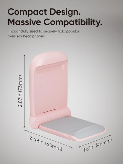 MAMUVIMO Headphone Stand, Headset Stand Foldable ＆ Sticky, Headphone Holder - Image 7