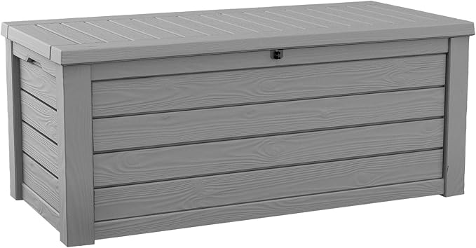 Keter Westwood 150 Gallon Resin Large Outdoor Storage Box by Unknown