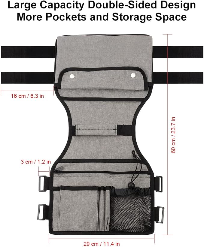 supregear Side Walker Bag, Walker Accessories Bag w/Cup Holder, Folding Walker - Image 2