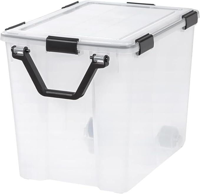 IRIS USA WeatherPro 103 Qt Storage Bins - Image 9
