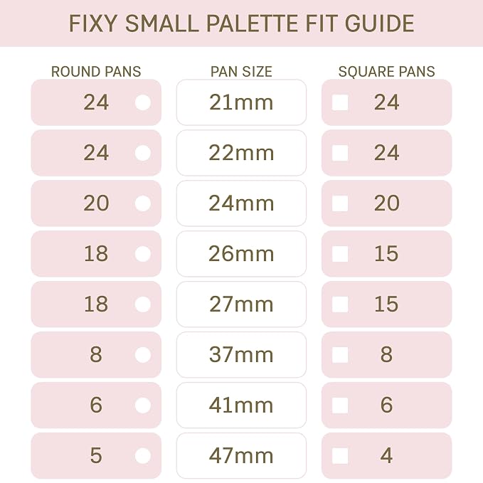 FIXY Empty Magnetic Makeup Palette - Image 3