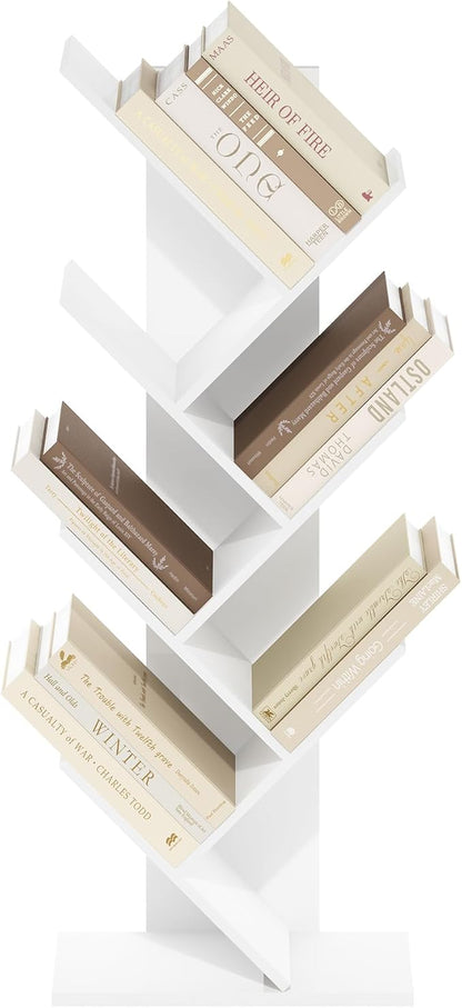 Furinno Tree Book Shelf, 7-Tier Bookshelf, Tree Bookcase - Image 6