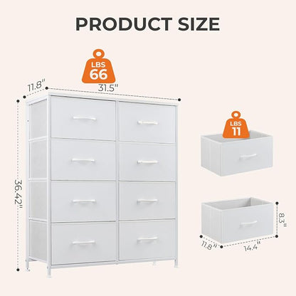 Sweetcrispy Dresser for Bedroom, Chest Organizer Unit - Image 3