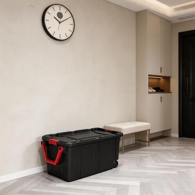 40-gallon wheeled plastic storage boxes - Image 7