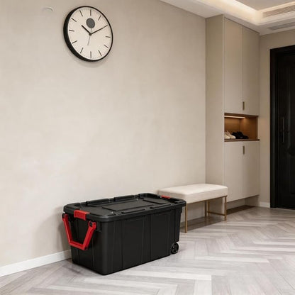 40-gallon wheeled plastic storage boxes - Image 7