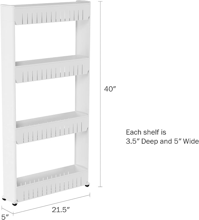 4-Tier Storage Organizer Rack - Image 2