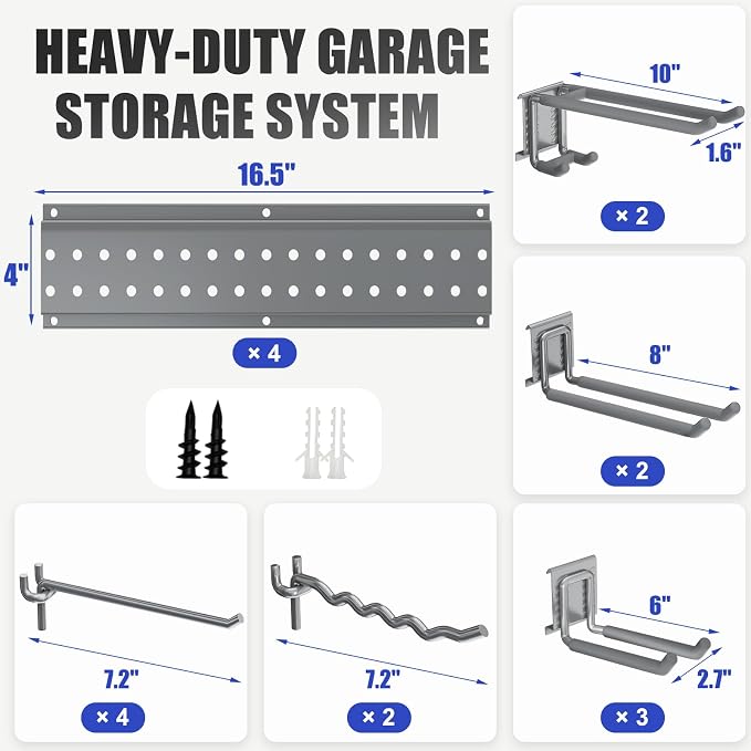 Garage Tool Organizer Wall Mount 64 inches - Image 3