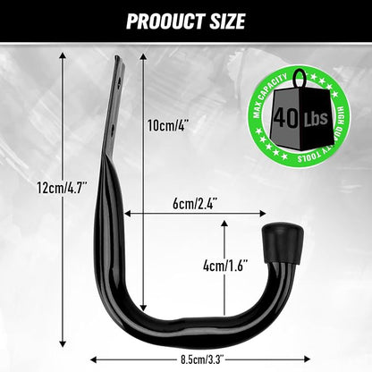 Heavy Duty Garage Storage Hooks, 12-piece Bike Hooks - Image 3