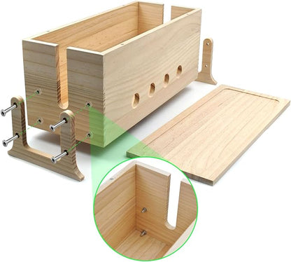 Large Cable Management Box, Wood Cord Hider Box & Organizer - Image 2