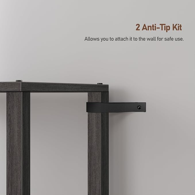 TUTOTAK Bookshelf, 6-Tier Tall Narrow Book Shelf - Image 7